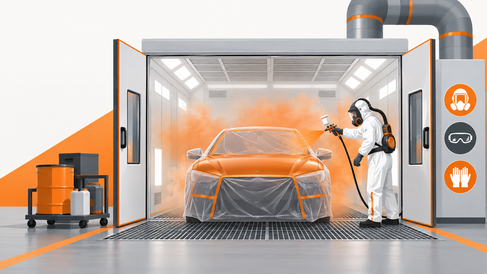 Spray Painting COSHH: Assessing Mist and Controls at Work
